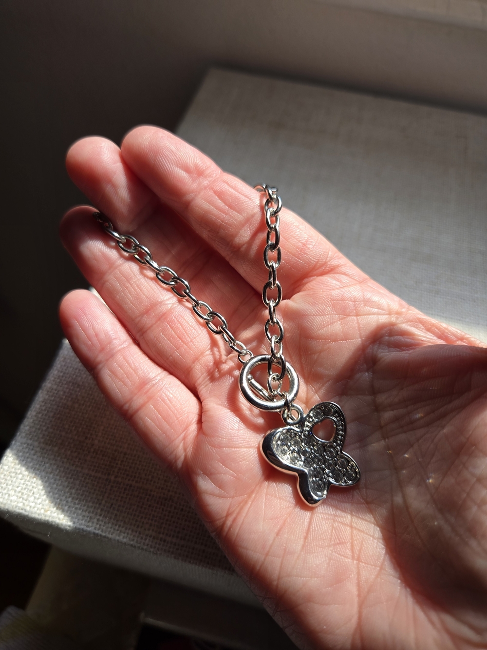 Butterfly Toggle Chain Bracelet - Picture 5 of 6
